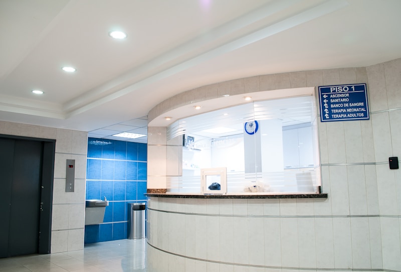 Modern clinic interior